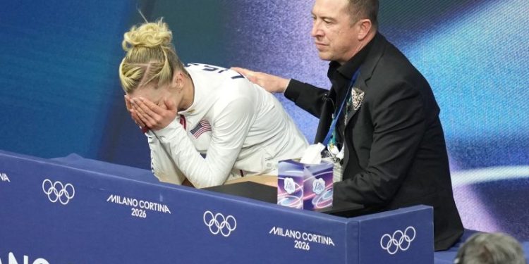 Amber Glenn shares optimism after tough Olympic performance