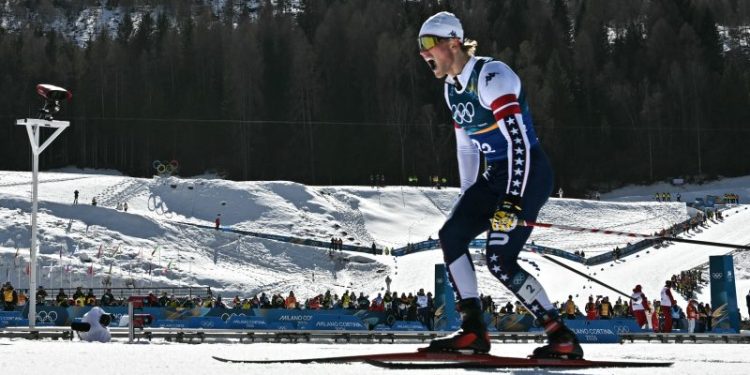 Team USA wins silver in men’s cross-country team sprint