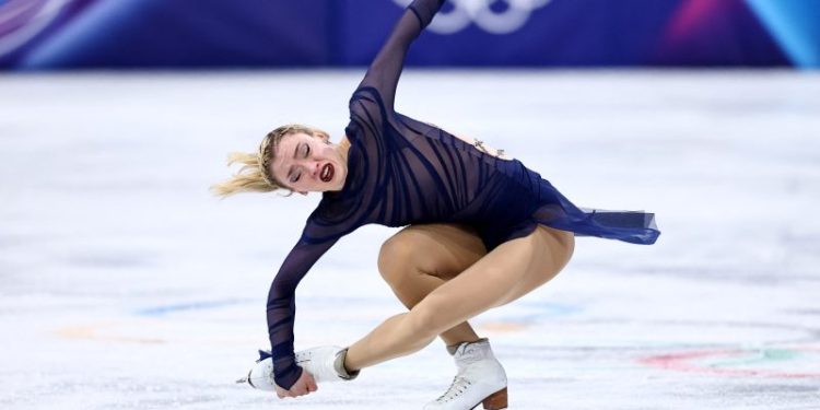 On TikTok, Amber Glenn lands move she botched in short program