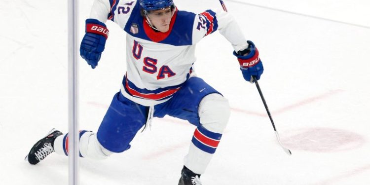 Tage Thompson injury update: USA forward sits out third period
