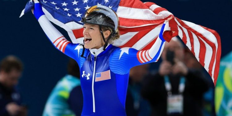 Mia Manganello gave it all to win bronze in speed skating mass start. What now?