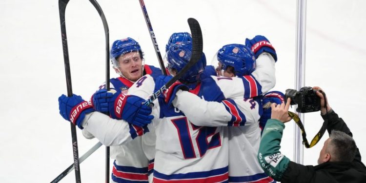 WATCH: How fans celebrated USA hockey’s gold medal win over Canada