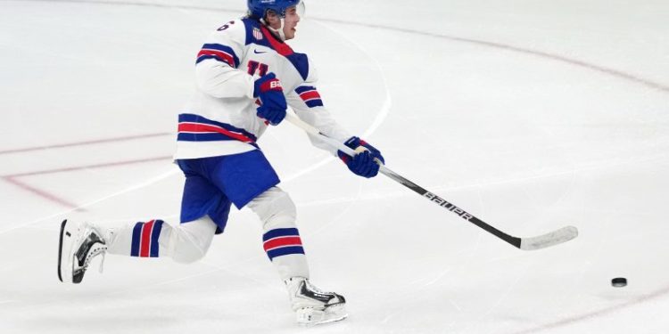 Watch Jack Hughes goal lift USA to Olympic hockey gold