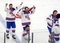 USA men’s hockey team congratulated by president after gold medal win