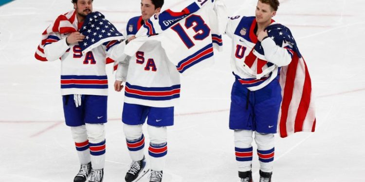 Team USA’s love for Johnny Gaudreau brings tears at his former school