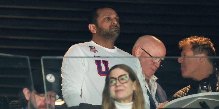 FBI’s Kash Patel celebrates with USA men’s hockey team after gold medal win