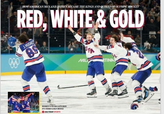 Celebrate men’s, women’s Olympic hockey gold medals with our new book
