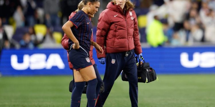 Trinity Rodman injury news: USWNT star suffers back issue vs. Argentina