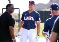 Aaron Judge overcome with emotion putting on Team USA jersey