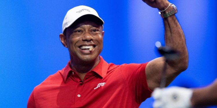Watch Tiger Woods lose his mind after TGL hole-in-one