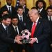 Trump asks if Messi is better than Pelé at White House visit