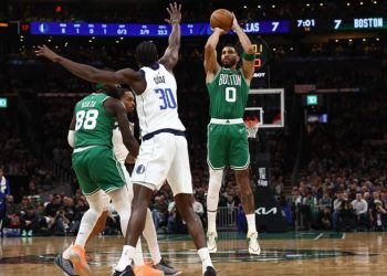 Tatum makes season debut: Highlights from Celtics vs. Mavs