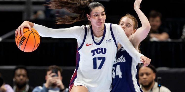 TCU tops Kansas State in Big 12 women’s tournament, advances to title game