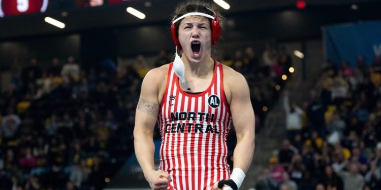 UFC legend’s daughter wins NCAA women’s wrestling championship in Iowa