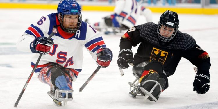 Declan Farmer nets a hat trick as USA sled hockey rolls at Paralympics