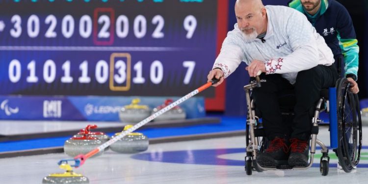 A US wheelchair curling duo missed Paralympic medal in heartbreaking loss